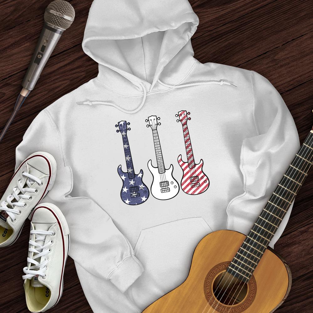 Printify Hoodie White / S American Guitars Hoodie
