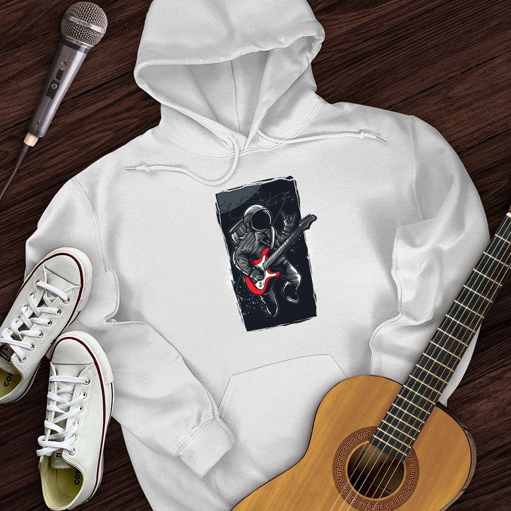 Printify Hoodie White / S Astro Guitar Hoodie