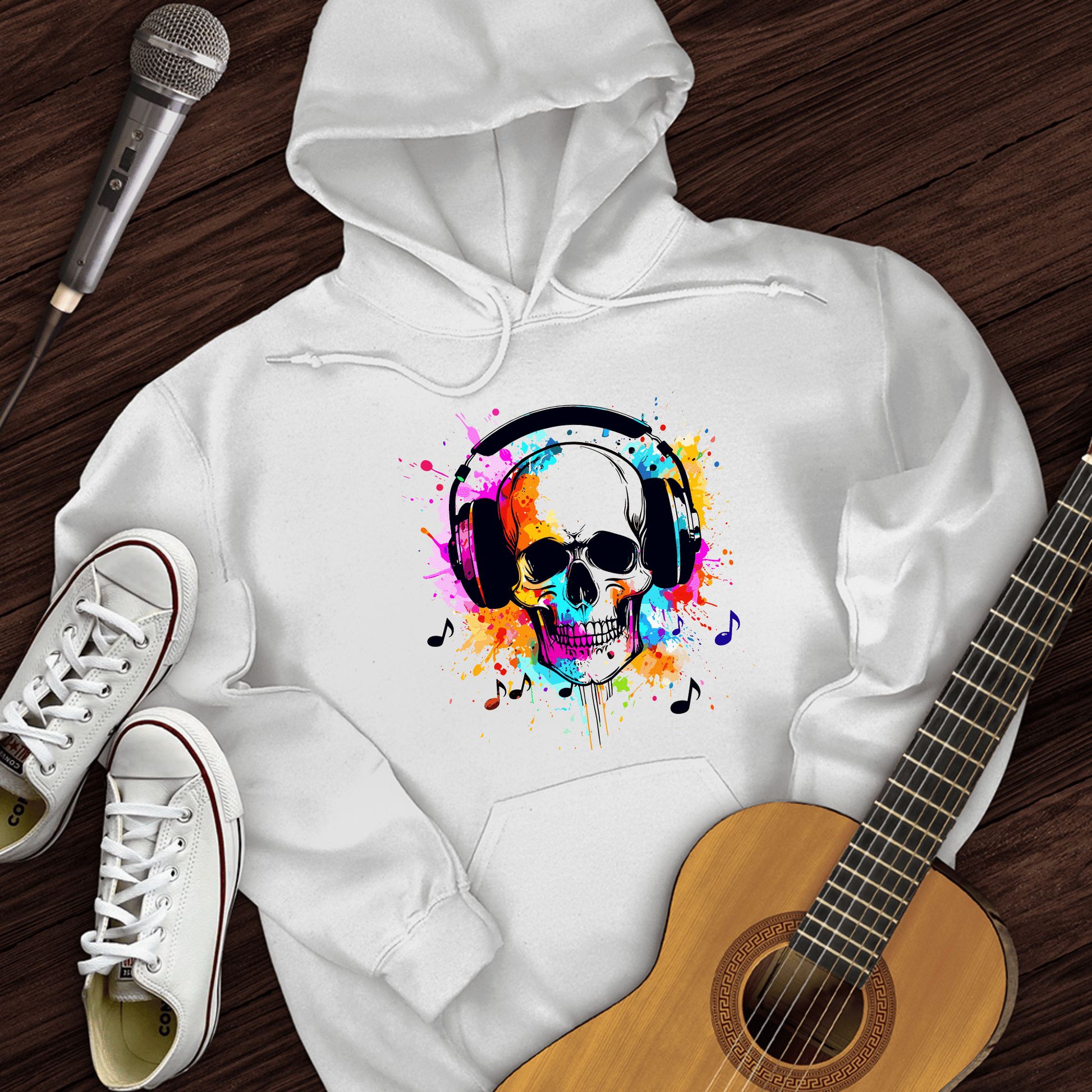 Printify Hoodie White / S Beat Explosion Hoodie