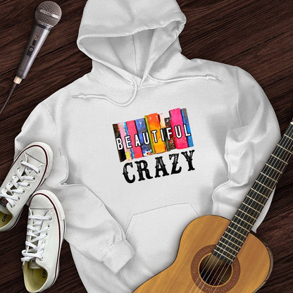 Printify Hoodie White / S Beautiful Crazy Hoodie