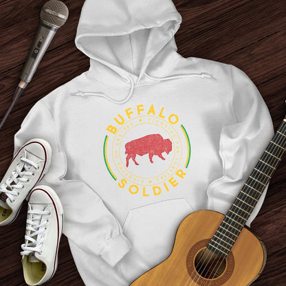 Printify Hoodie White / S Buffalo Soldier Hoodie