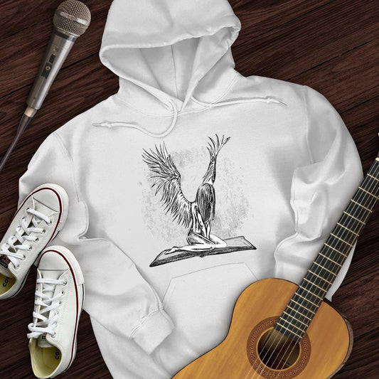 Printify Hoodie White / S Centerfold Hoodie