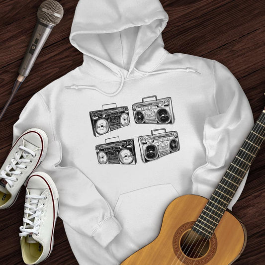 Printify Hoodie White / S Classic Stereo Hoodie