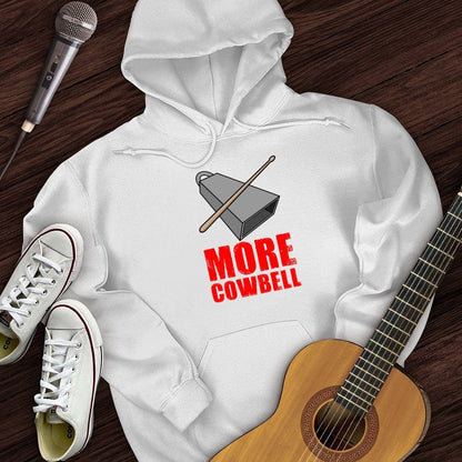 Printify Hoodie White / S Cowbell Hoodie
