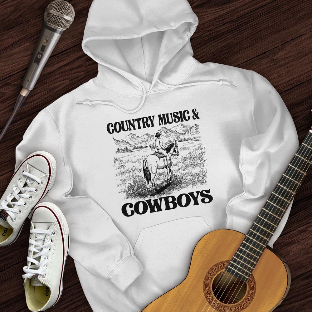 Printify Hoodie Cowboy Country Hoodie
