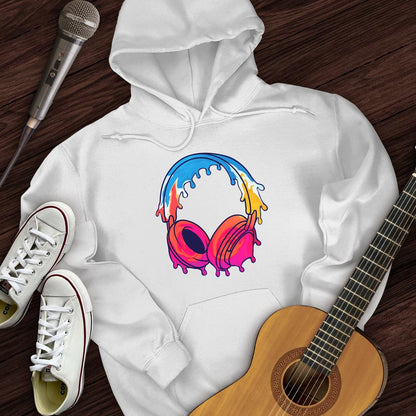 Printify Hoodie White / S Drip Headphones Hoodie