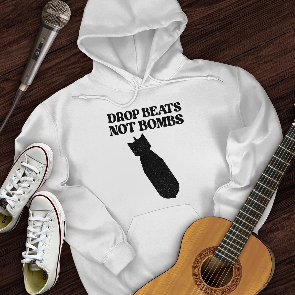 Printify Hoodie White / S Drop Beats Hoodie