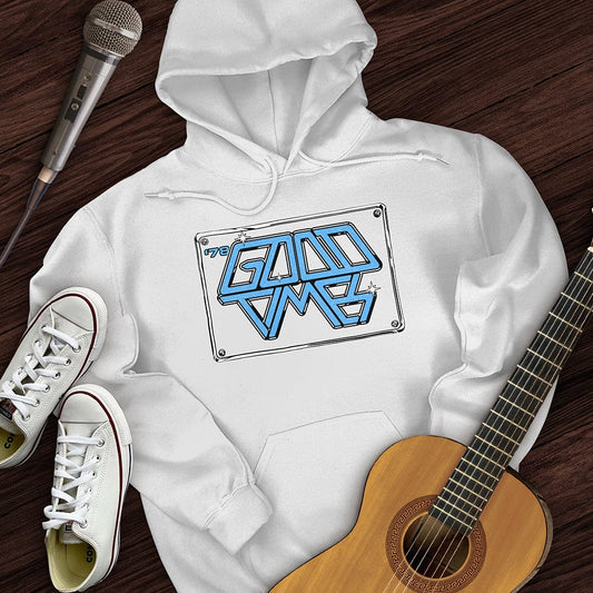 Printify Hoodie White / S Good Times Hoodie