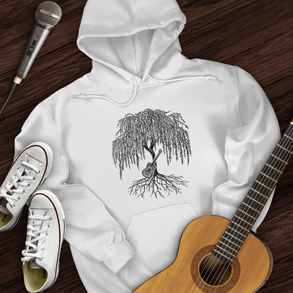 Printify Hoodie White / S Guitar Tree Hoodie