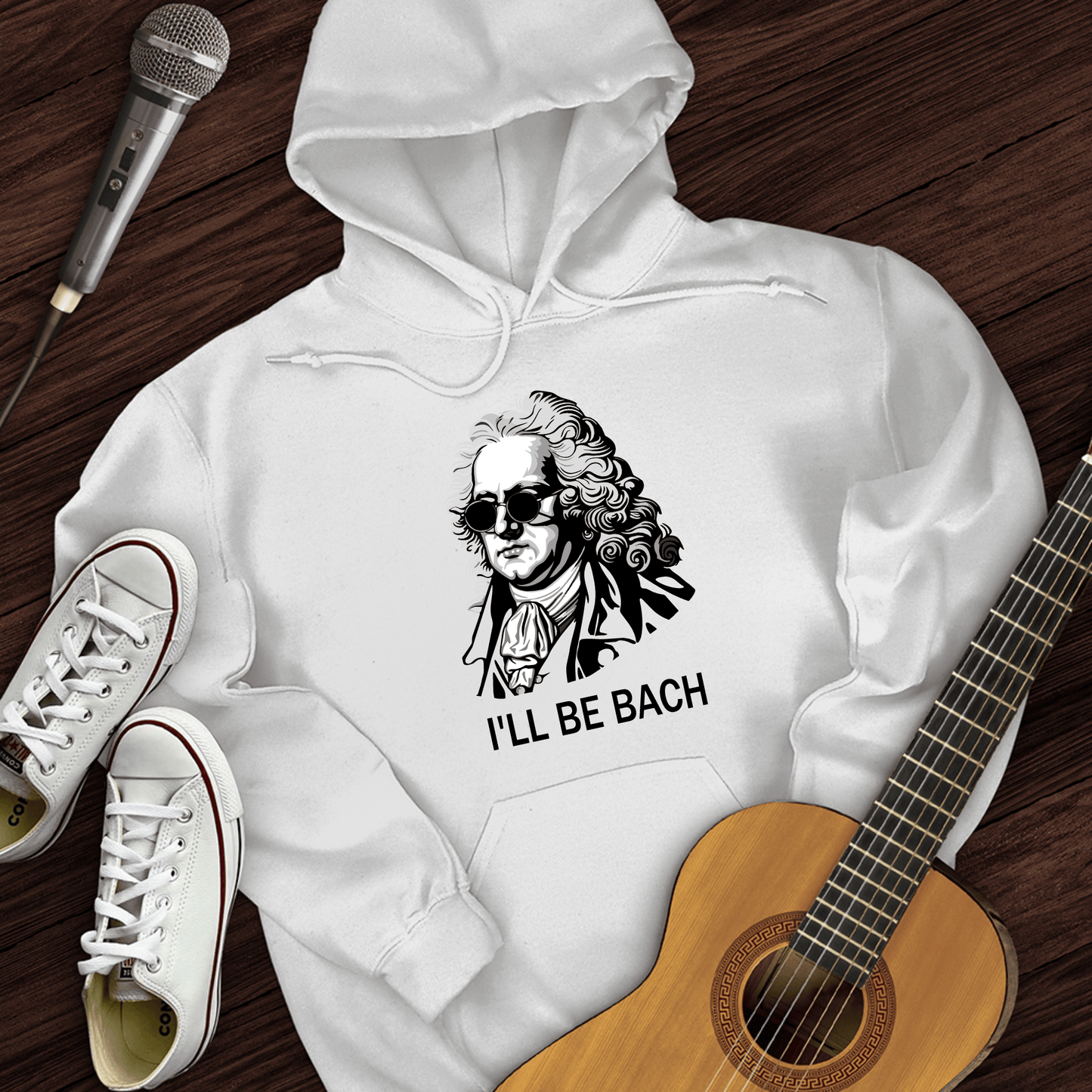 Printify Hoodie White / S I'll Be Bach Hoodie
