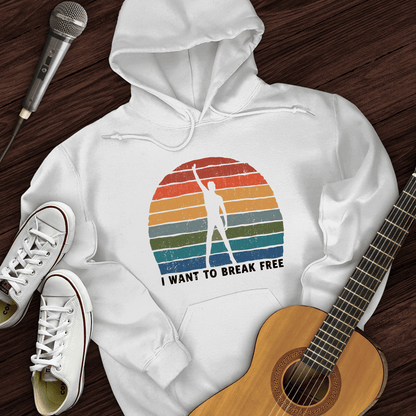 Printify Hoodie White / S I Want To Break Free Hoodie
