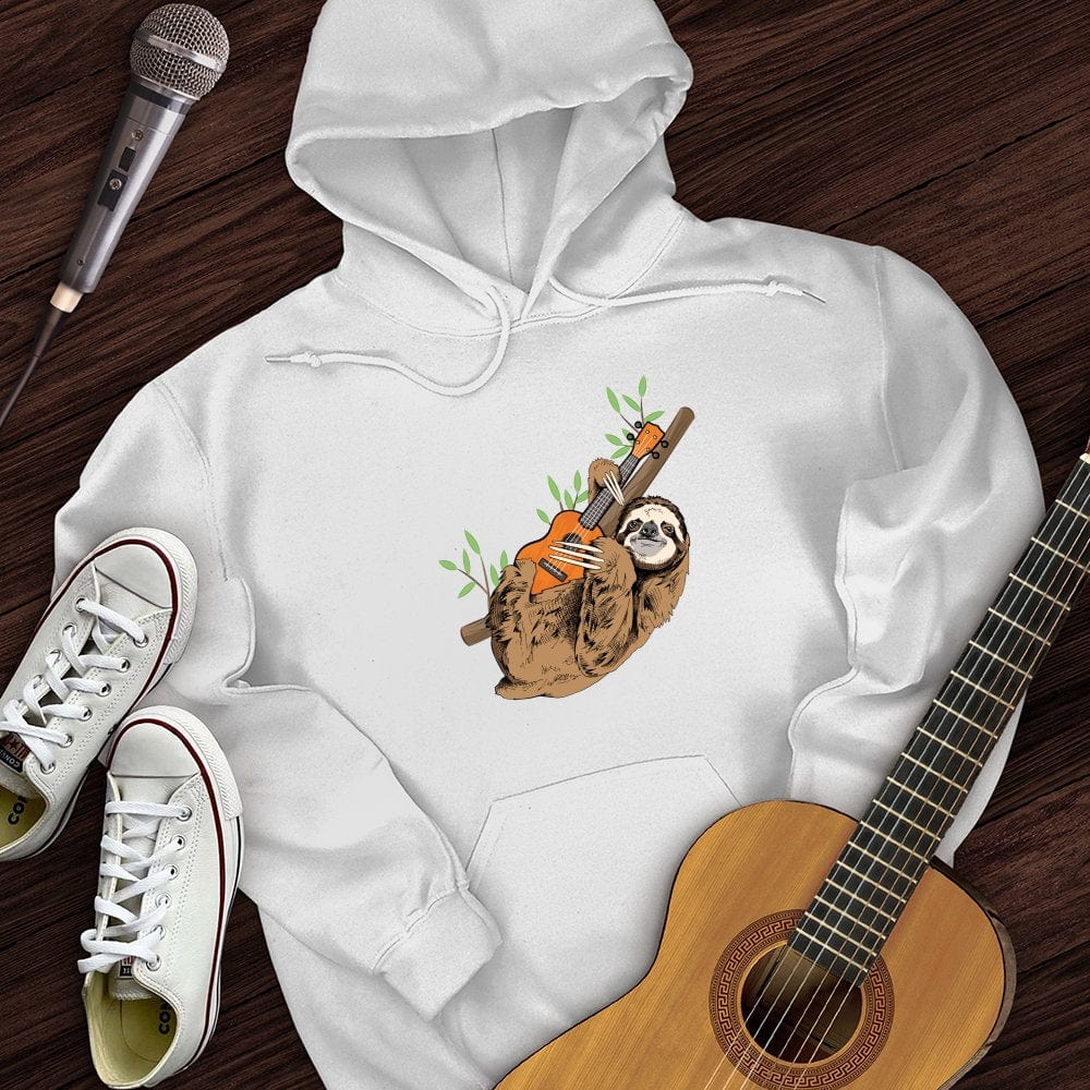Printify Hoodie White / S Just Hanging Hoodie