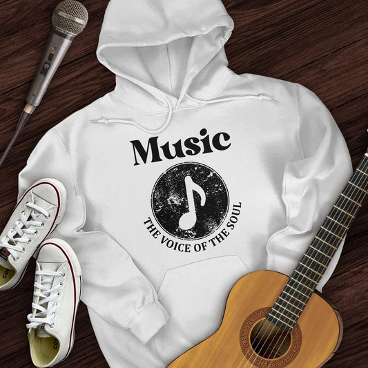 Printify Hoodie White / S Language of Music Hoodie