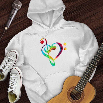 Printify Hoodie White / S Love Notes Hoodie