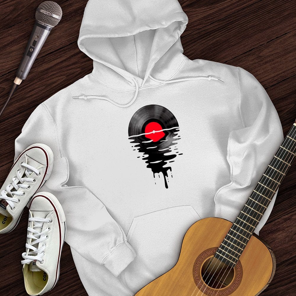 Printify Hoodie White / S Melting Vinyl Hoodie