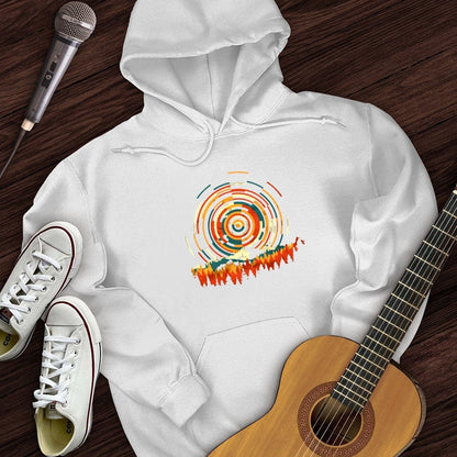 Printify Hoodie White / S Musical Sunset Hoodie