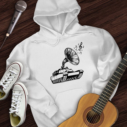 Printify Hoodie White / S Musical Tank Hoodie