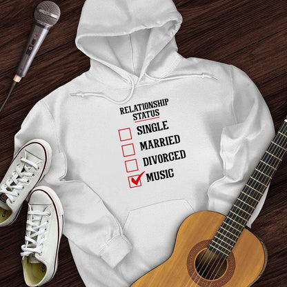 Printify Hoodie White / S Nope, Music Hoodie