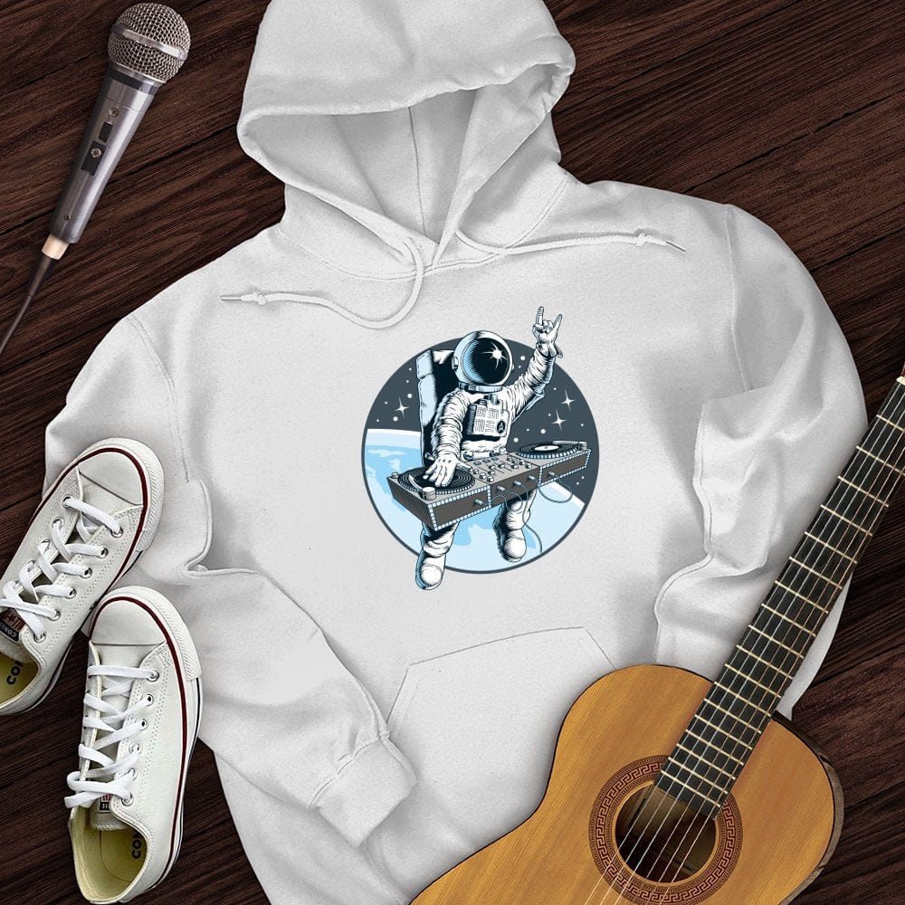 Printify Hoodie White / S Outer Space DJ Hoodie