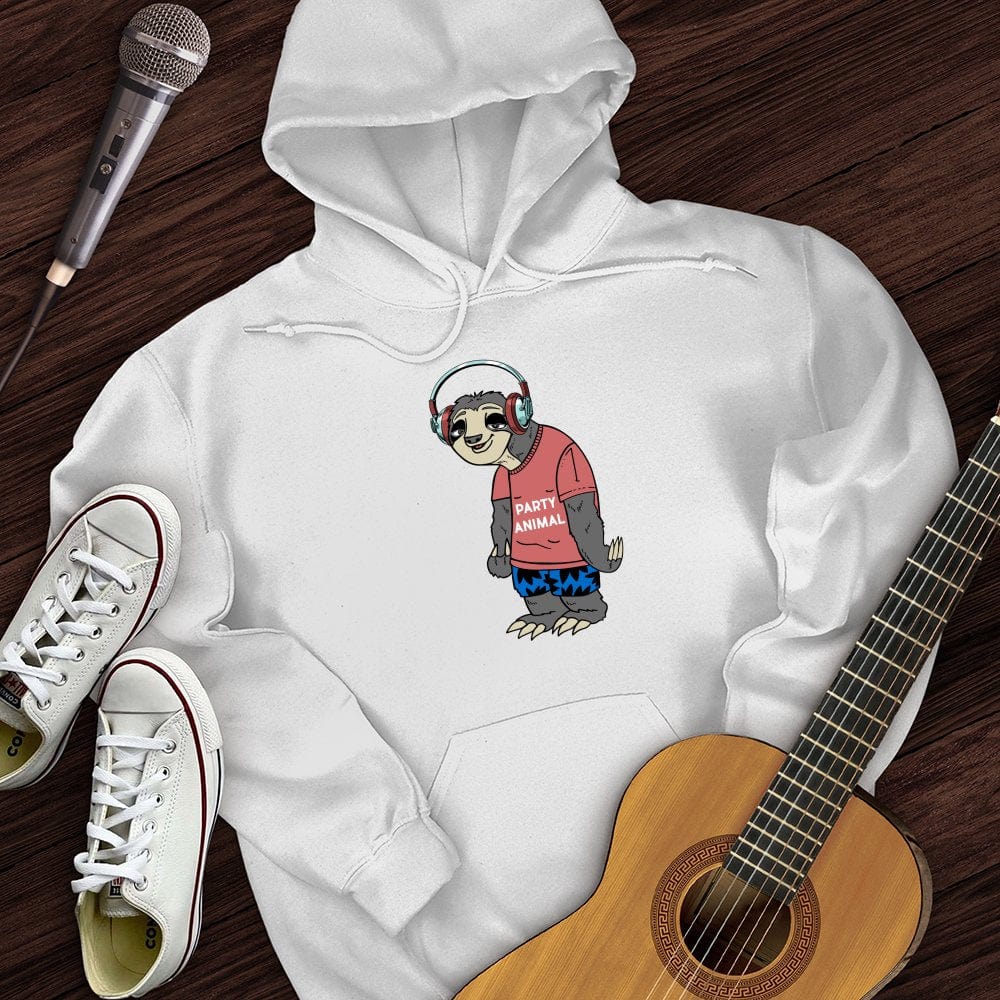 Printify Hoodie White / S Party Animal Hoodie