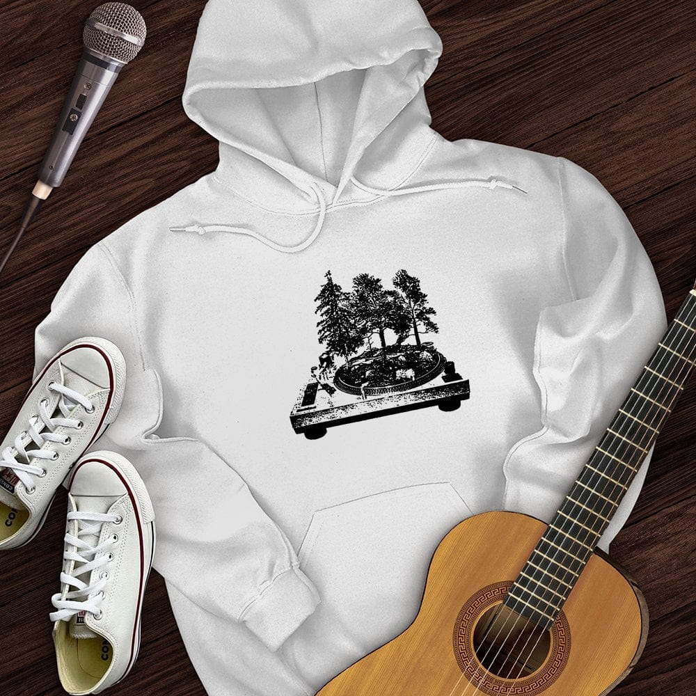 Printify Hoodie White / S Record Nature Hoodie