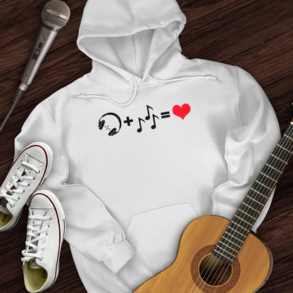 Printify Hoodie White / S Simple Equation Hoodie