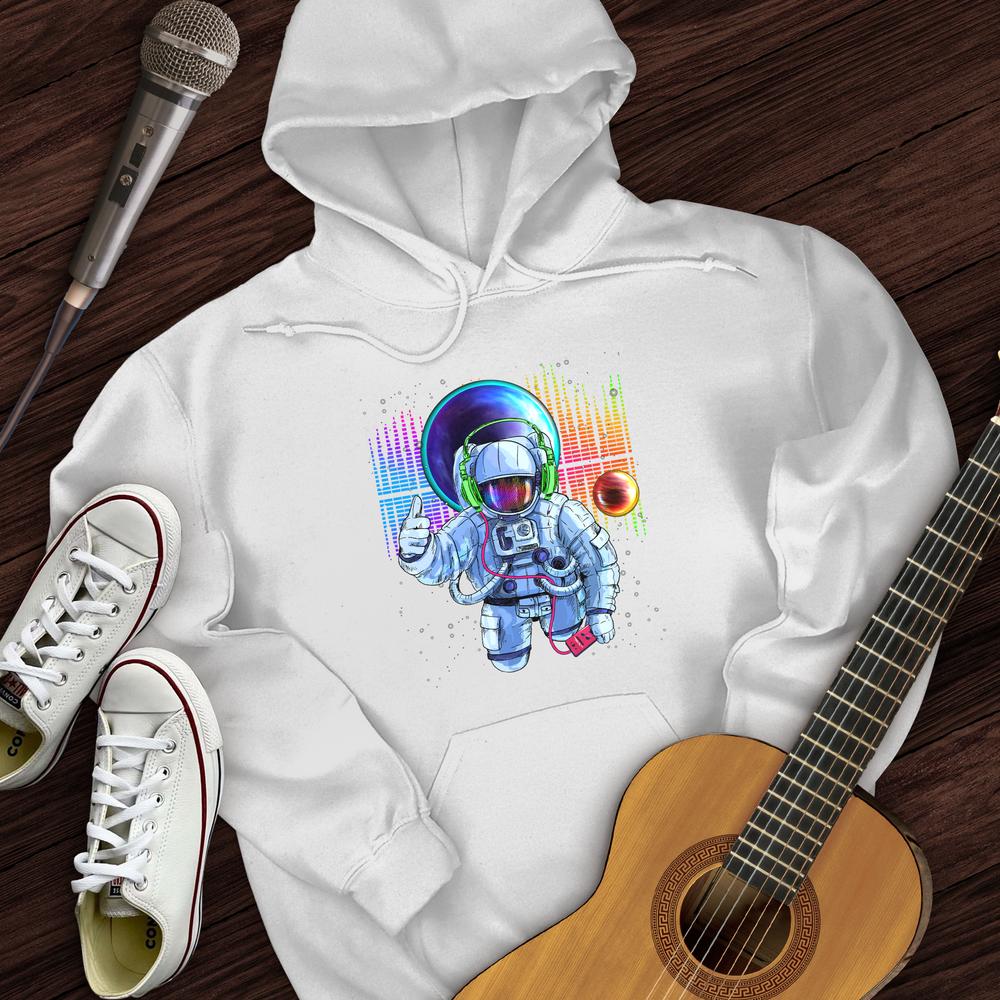 Printify Hoodie White / S Space Bass Hoodie
