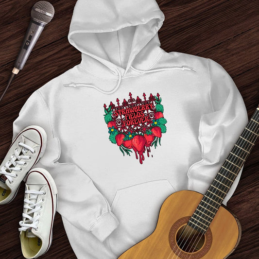 Printify Hoodie White / S Strawberry Fields Hoodie