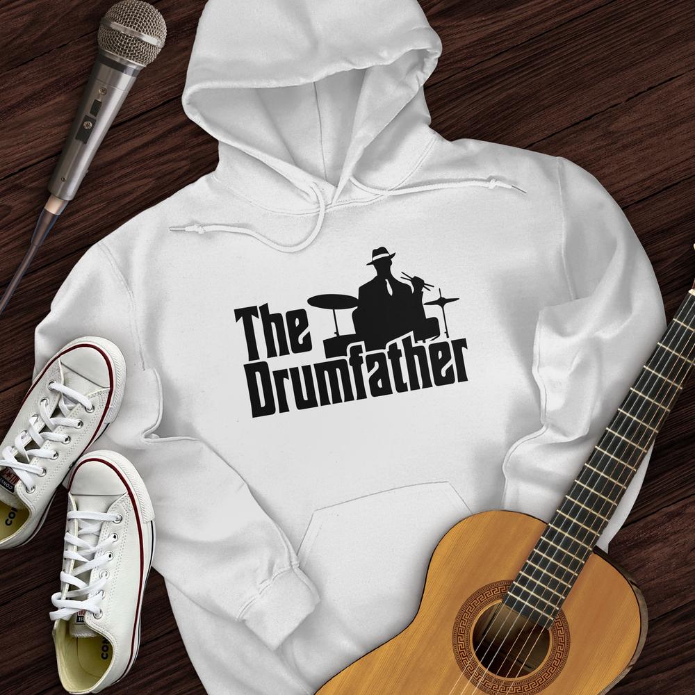 Printify Hoodie White / S The Drumfather Hoodie
