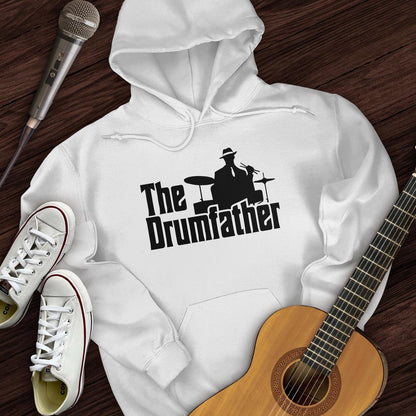Printify Hoodie White / S The Drumfather Hoodie