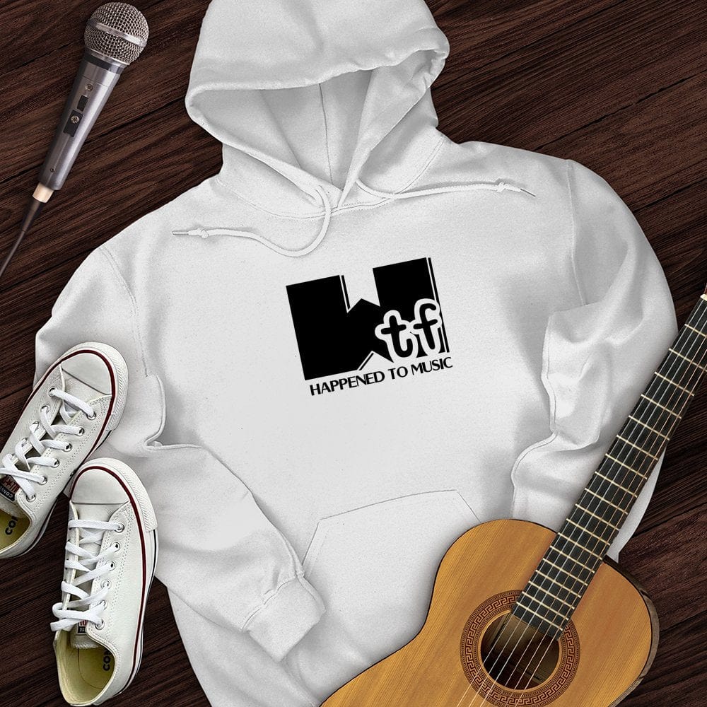 Printify Hoodie White / S What Happened To Music Hoodie