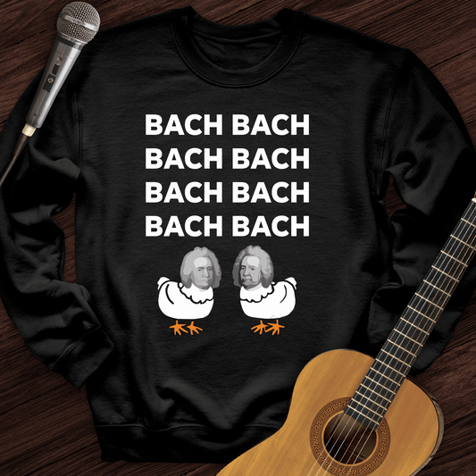 Printify Sweatshirt Black / S Bach Bach Crewneck