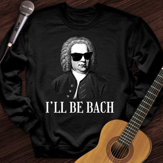 Printify Sweatshirt Black / S Be Bach Crewneck