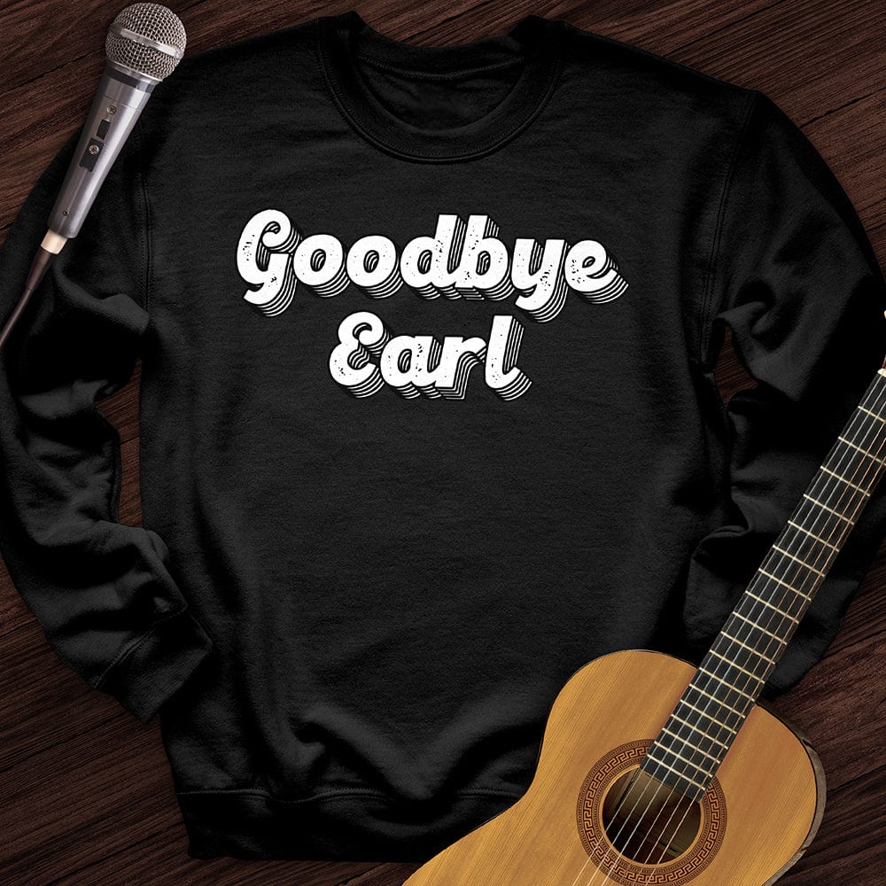 Printify Sweatshirt Black / S Bye Bye Crewneck