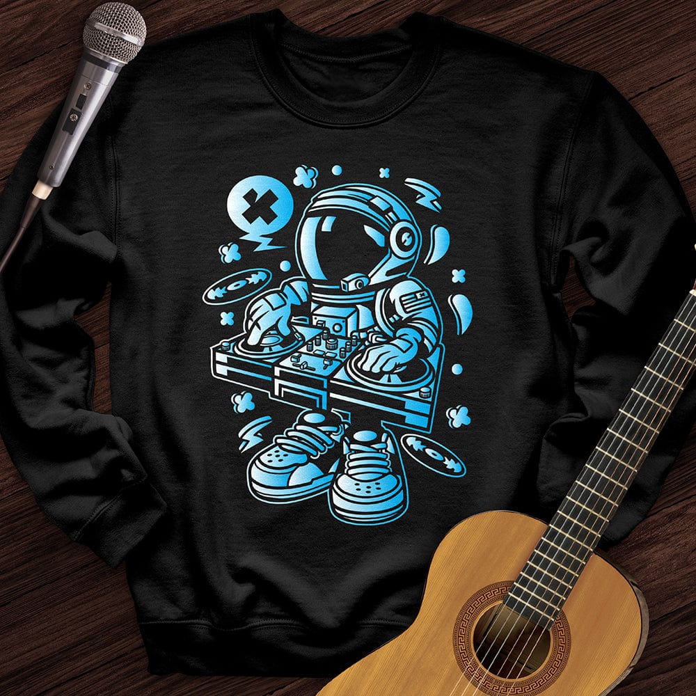 Printify Sweatshirt Black / S Cartoon DJ Crewneck