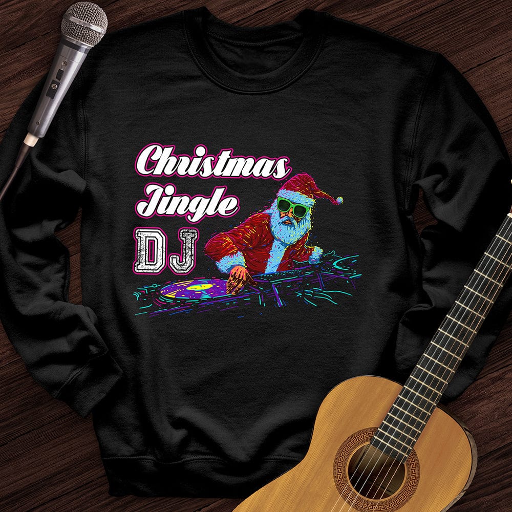 Printify Sweatshirt Black / S DJ Jingle Crewneck