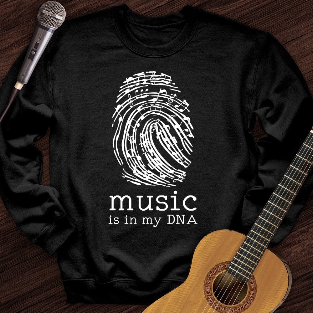 Printify Sweatshirt Black / S DNA Crewneck