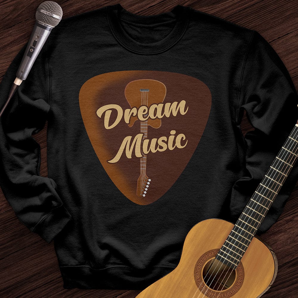 Printify Sweatshirt Black / S Dream of Music Crewneck