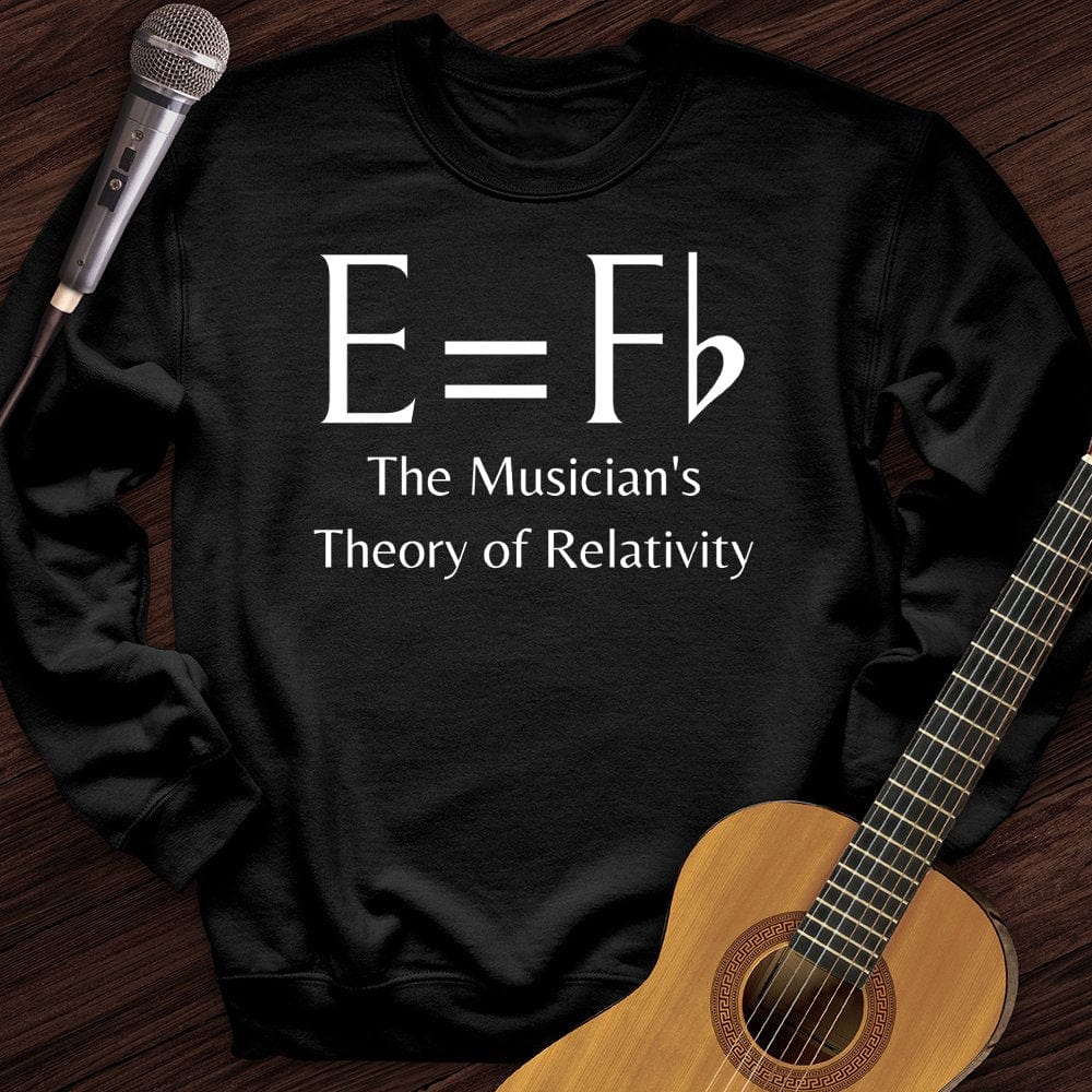 Printify Sweatshirt Black / S Einstein Crewneck