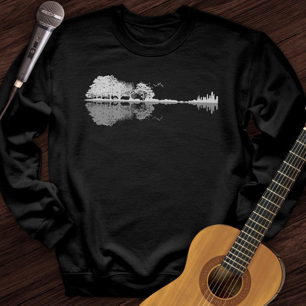 Printify Sweatshirt Black / S Forrest Guitar Crewneck