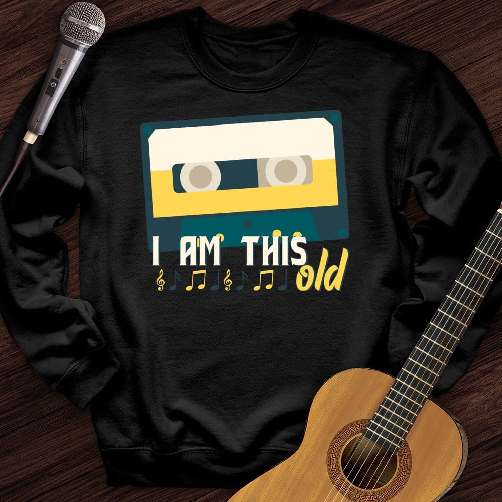 Printify Sweatshirt Black / S I Am This Old Crewneck