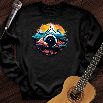 Printify Sweatshirt Black / S Intertwined Nature Vinyl Crewneck