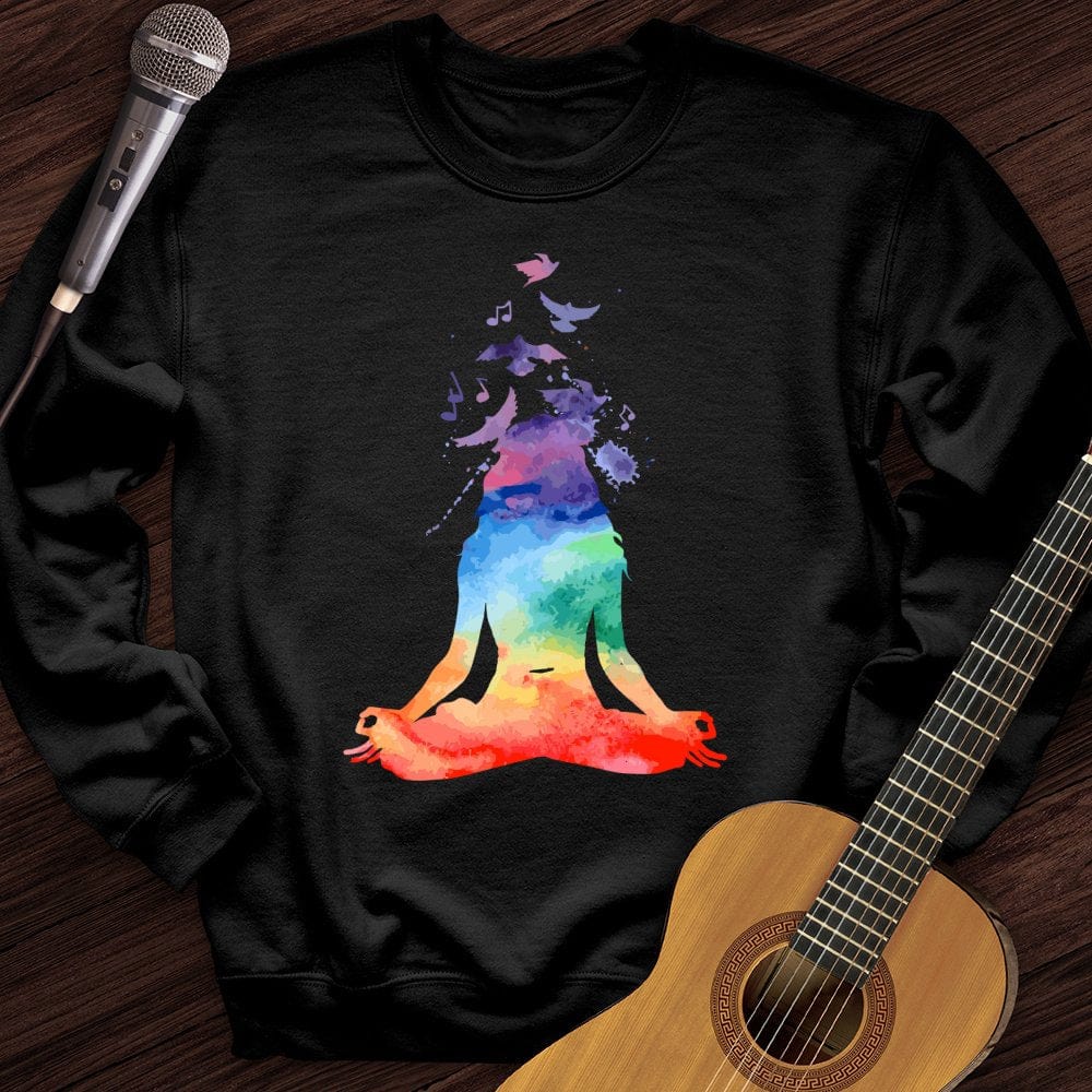 Printify Sweatshirt Black / S Musical Soul Crewneck