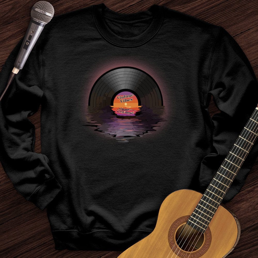 Printify Sweatshirt Black / S My Kind Of Sunset Crewneck