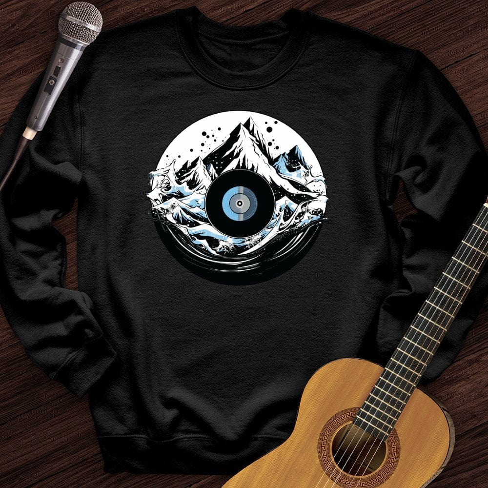 Printify Sweatshirt Black / S Oceanic Vinyl Crewneck