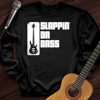 Printify Sweatshirt Black / S Slappin Crewneck