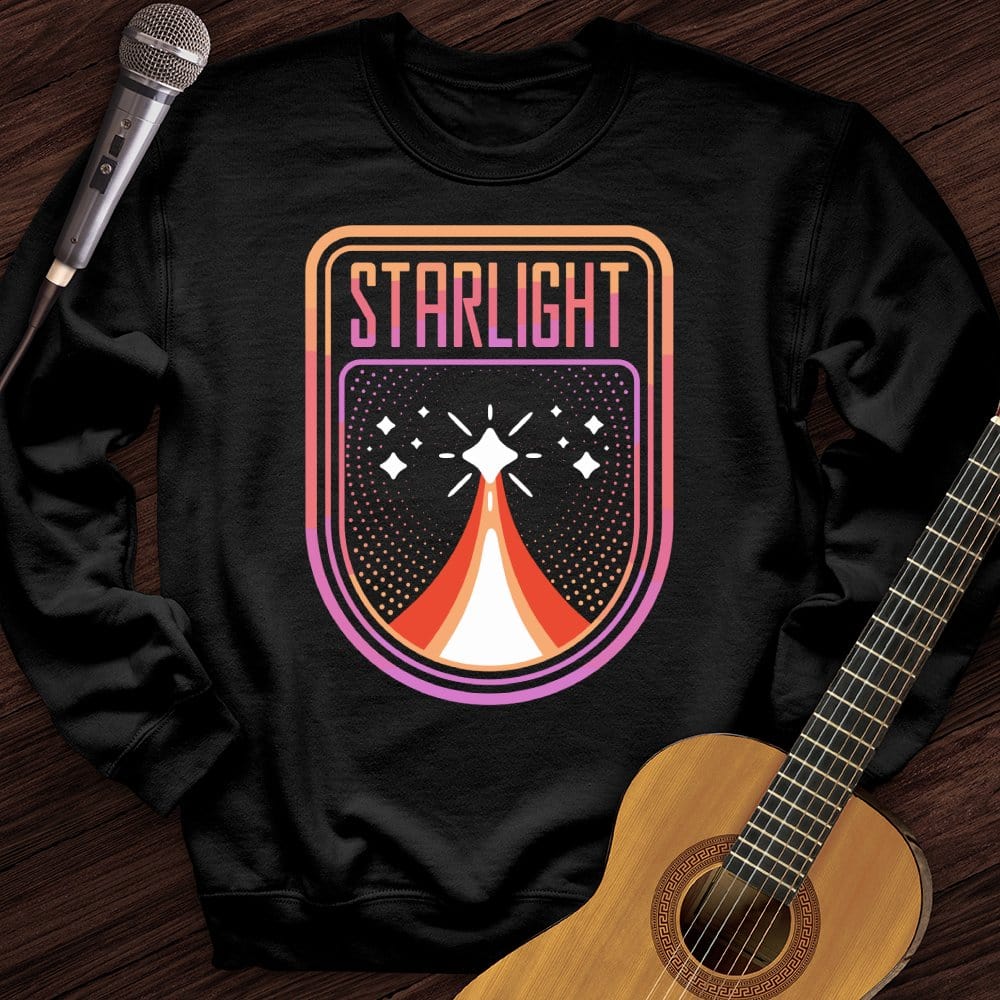 Printify Sweatshirt Black / S Starlight Crewneck