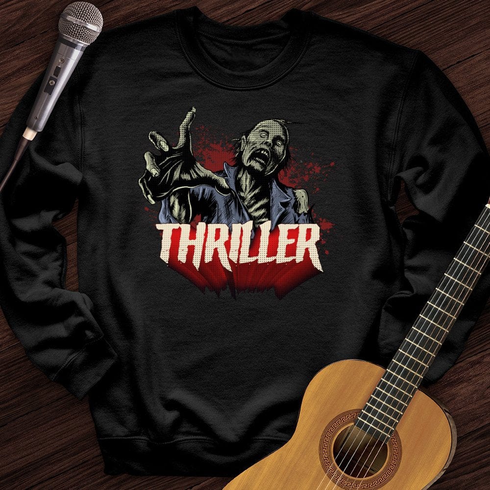 Printify Sweatshirt Black / S Thriller Crewneck