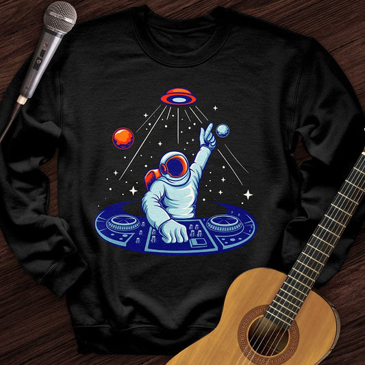 Printify Sweatshirt Black / S To The Moon Crewneck