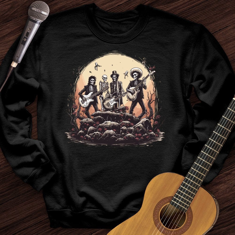 Printify Sweatshirt Black / S Undead Concert Crewneck